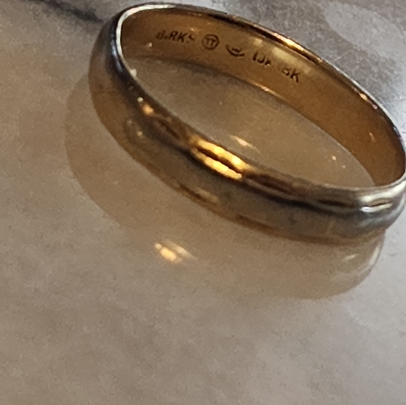 Gold ring 10/18k birks - Picture 3 of 5